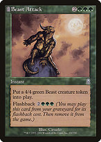 Beast Attack (ODY-230) - uncommon: (tombstone)