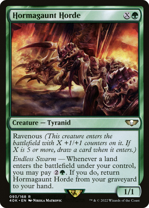 Hormagaunt Horde (40K-093) - rare