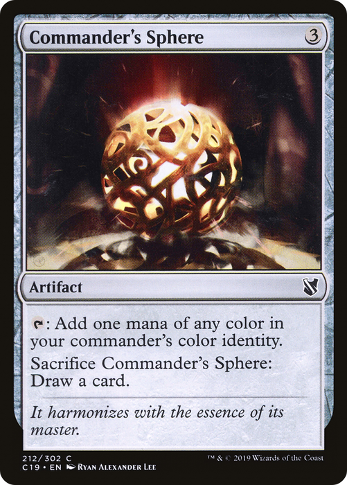 Commander's Sphere (C19-212) - common