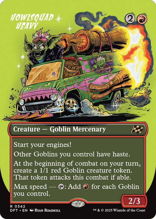 Howlsquad Heavy (DFT-342) - rare (Borderless) - Foil