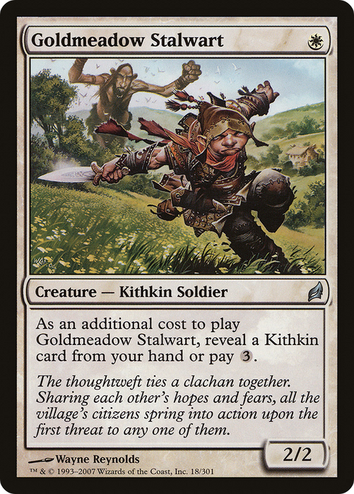 Goldmeadow Stalwart (LRW-018) - uncommon - Foil