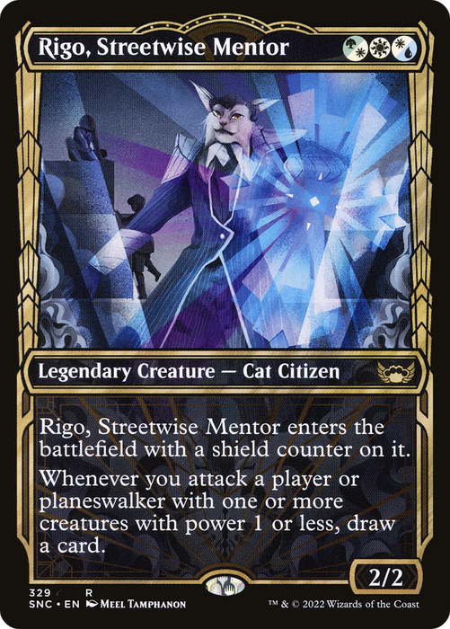 Rigo, Streetwise Mentor (SNC-329) - rare: (Showcase)