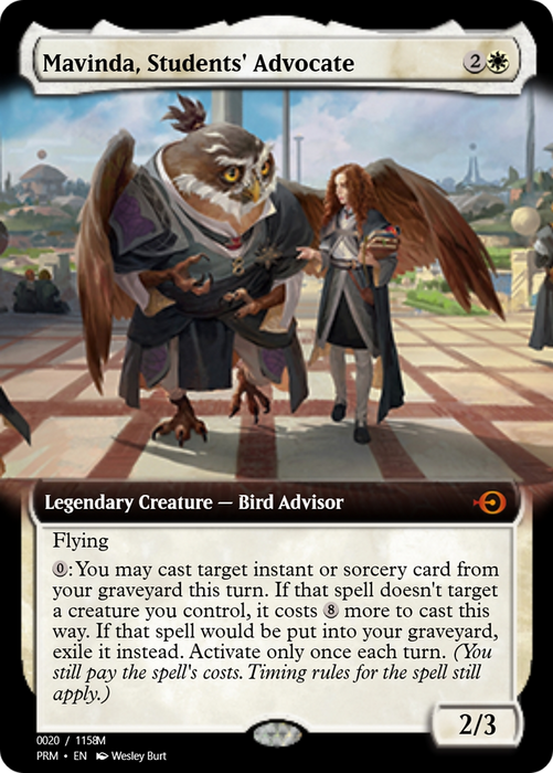 Mavinda, Students' Advocate (PRM-90012) - mythic - Foil