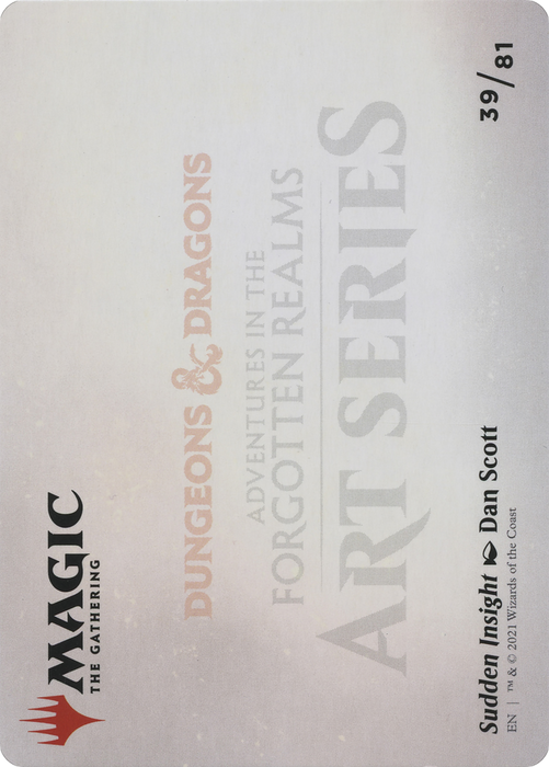 Sudden Insight // Sudden Insight (AAFR-039) - common (Borderless) - Foil