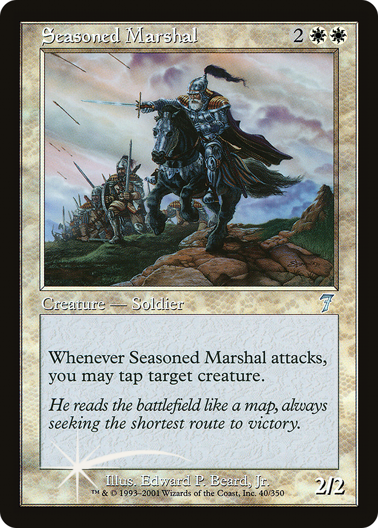 Seasoned Marshal (7ED-40★) - uncommon - Foil
