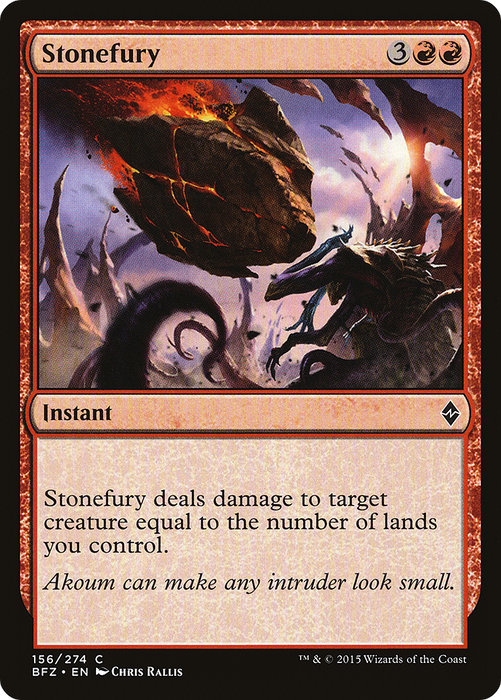 Stonefury (BFZ-156) - common