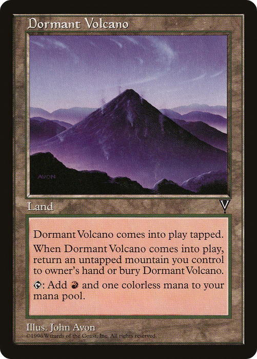 Dormant Volcano (VIS-161) - uncommon