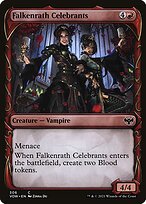 Falkenrath Celebrants (VOW-306) - common: (Showcase) - Foil