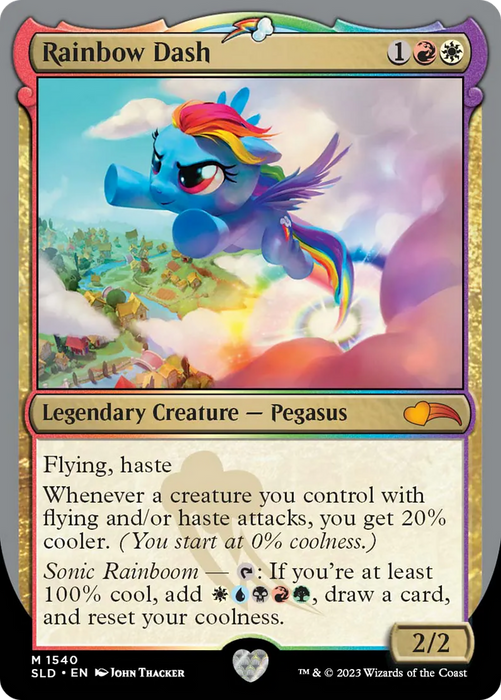 Rainbow Dash (SLD-1540) - mythic - Foil