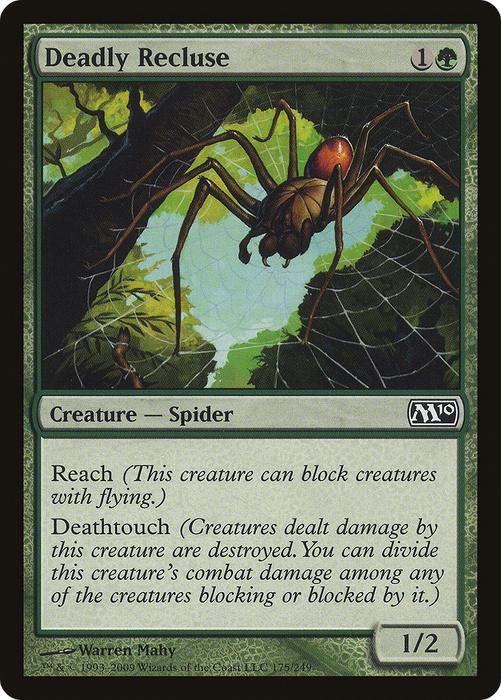 Deadly Recluse (M10-175) - common - Foil