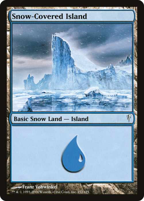 Snow-Covered Island (CSP-152) - common - Foil