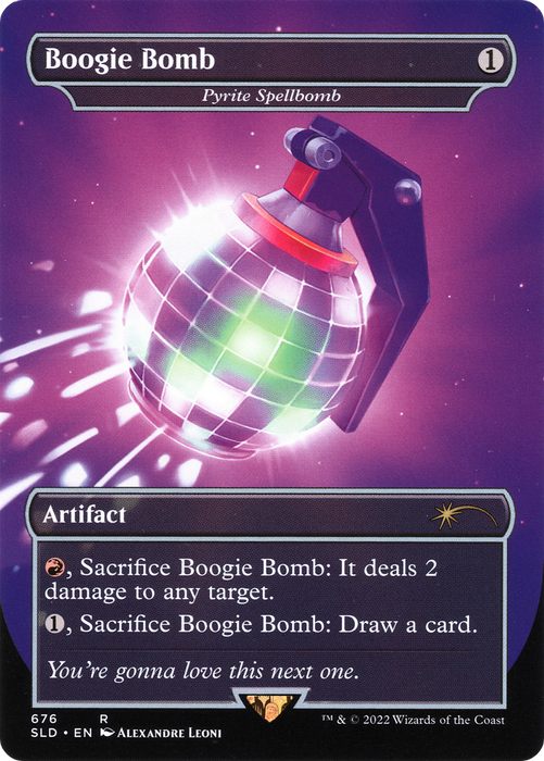 Pyrite Spellbomb (SLD-676) - rare / Boogie Bomb (Borderless)