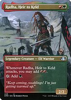 Radha, Heir to Keld (DMR-446) - uncommon (Borderless)