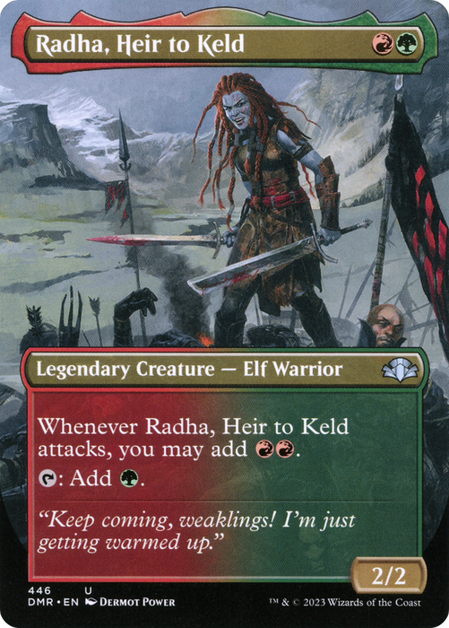 Radha, Heir to Keld (DMR-446) - uncommon (Borderless)