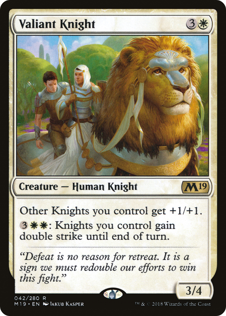 Valiant Knight (M19-042) - rare