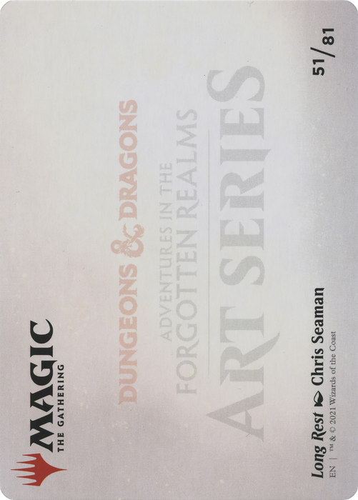 Long Rest // Long Rest (AAFR-051) - common (Borderless) - Foil