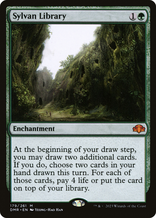 Sylvan Library (DMR-179) - mythic - Foil