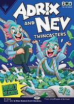Adrix and Nev, Twincasters // Adrix and Nev, Twincasters (SLD-1544) - mythic (Borderless) - Foil