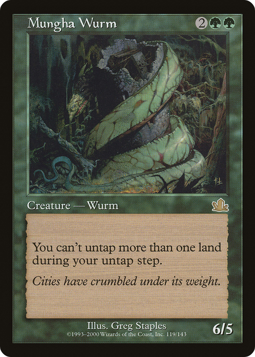 Mungha Wurm (PCY-119) - rare