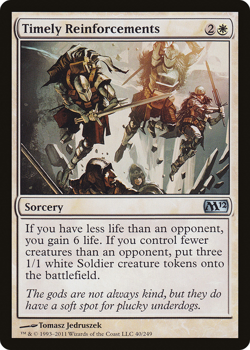 Timely Reinforcements (M12-040) - uncommon - Foil