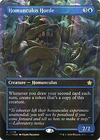 Homunculus Horde (FDN-376) - rare (Borderless) - Foil