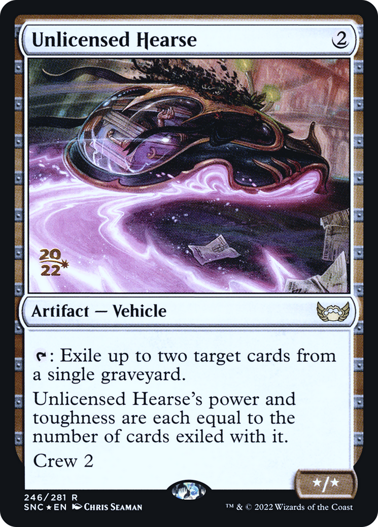 Unlicensed Hearse (PRE-246S) - rare - Foil