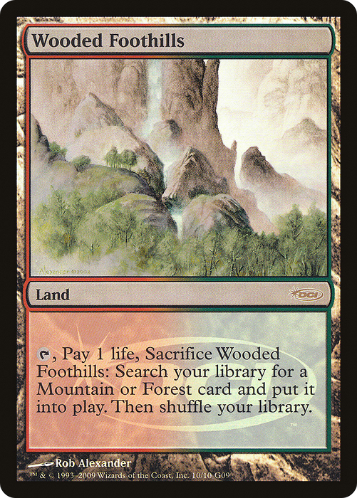 Wooded Foothills (JDG-010) - rare - Foil