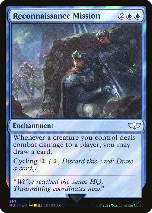Reconnaissance Mission (40K-193★) - uncommon - Foil