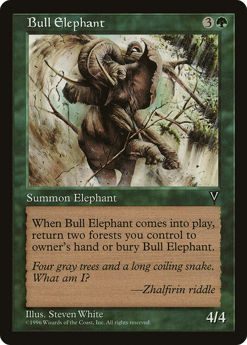 Bull Elephant (MGB-009) - rare
