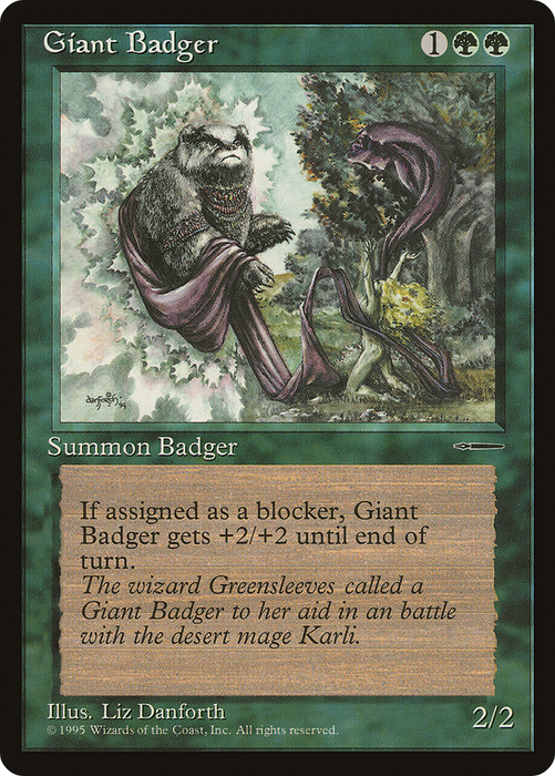 Giant Badger (MEDIA-004) - rare