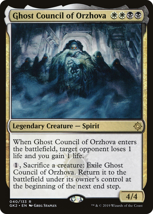 Ghost Council of Orzhova (GK2-040) - rare
