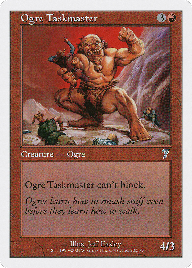 Ogre Taskmaster (7ED-203) - uncommon