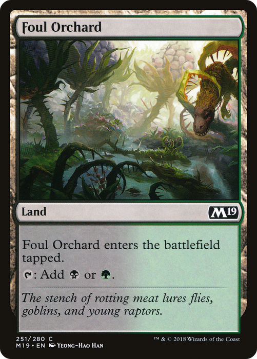 Foul Orchard (M19-251) - common - Foil