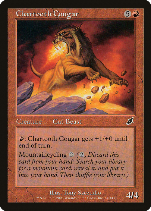 Chartooth Cougar (SCG-084) - common - Foil