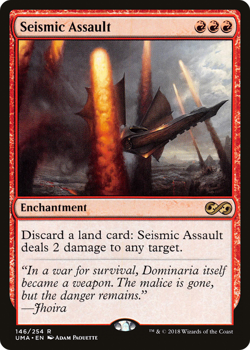 Seismic Assault (UMA-146) - rare - Foil