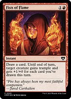 Fists of Flame (CMM-223) - common - Foil