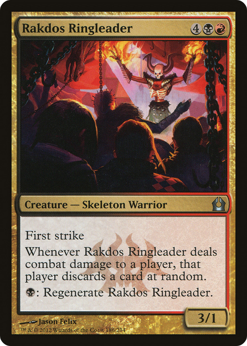 Rakdos Ringleader (RTR-186) - uncommon - Foil