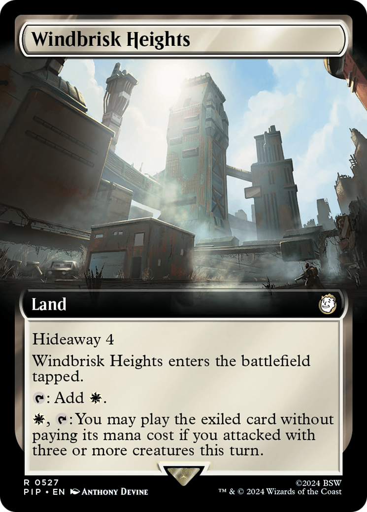 Windbrisk Heights (PIP-527) - rare: (Extended Art) - Foil