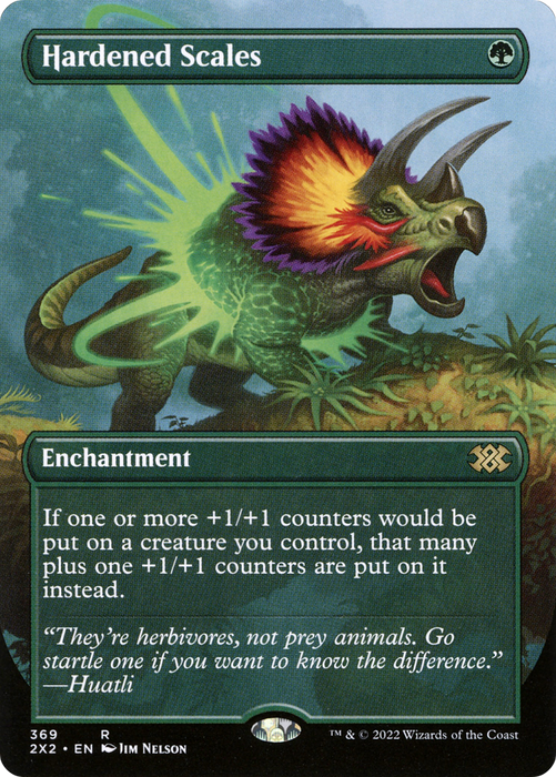 Hardened Scales (2X2-369) - rare (Borderless)