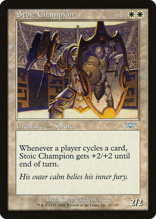 Stoic Champion (LGN-021) - uncommon - Foil