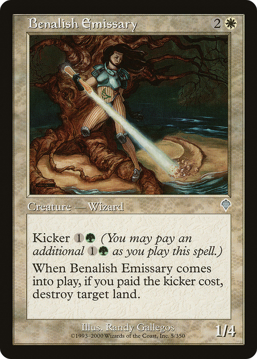 Benalish Emissary (INV-005) - uncommon - Foil