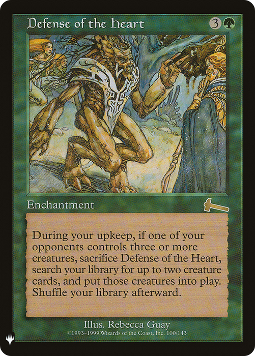 Defense of the Heart (LIST-ULG-100) - rare