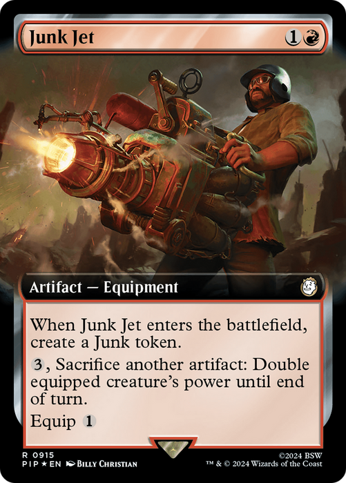 Junk Jet (PIP-915) - rare: (Extended Art) - Foil