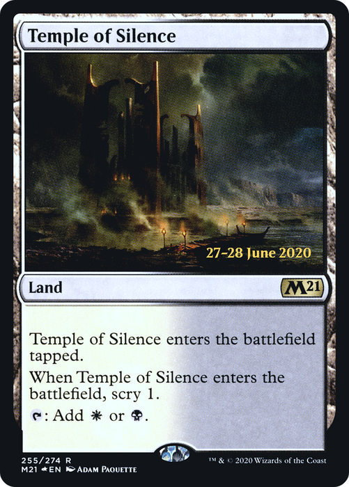 Temple of Silence (PRE-255S) - rare - Foil