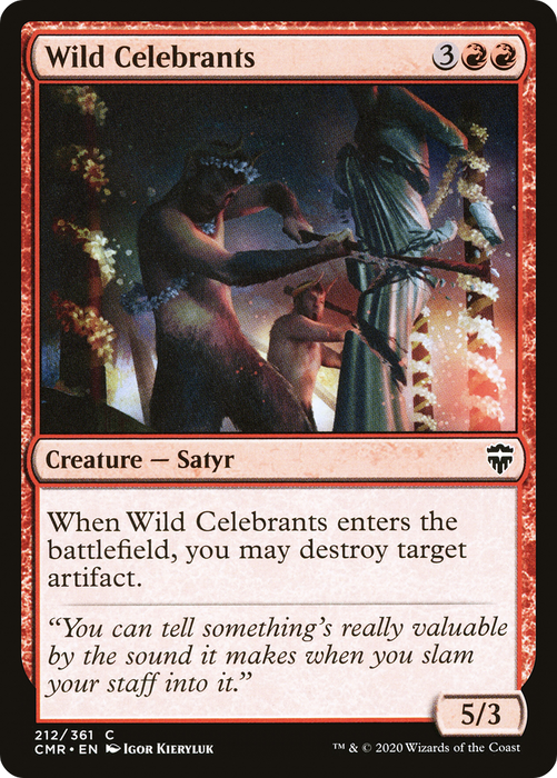 Wild Celebrants (CMR-212) - common - Foil