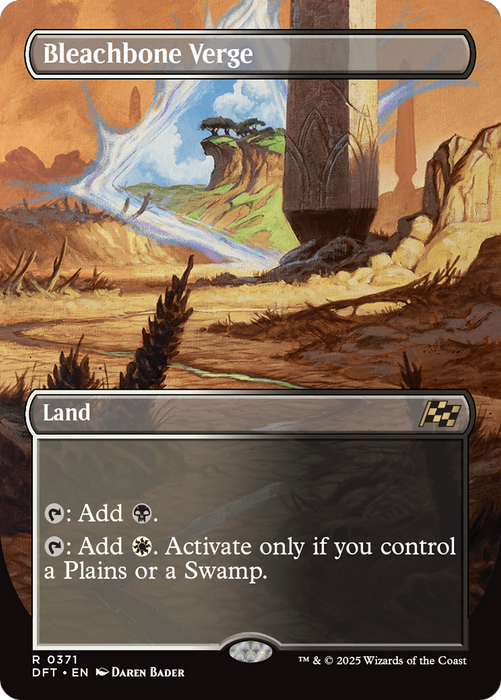Bleachbone Verge (DFT-371) - rare (Borderless)