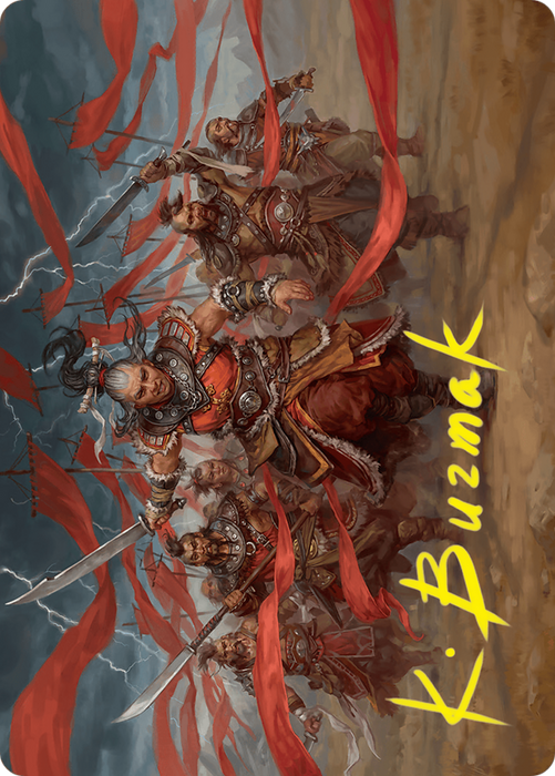 Alesha, Who Laughs at Fate // Alesha, Who Laughs at Fate (AFDN-014) - common (Borderless) - Foil