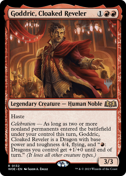 Goddric, Cloaked Reveler (PPWOE-132P) - rare - Foil