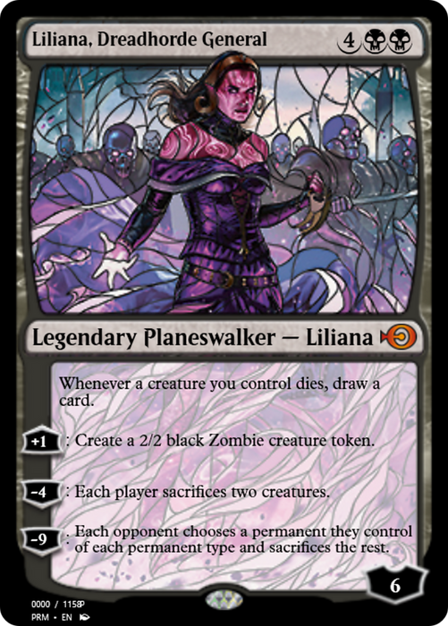 Liliana, Dreadhorde General (PRM-78017) - mythic