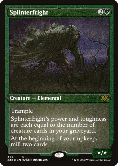 Splinterfright (2X2-466) - rare - Etched Foil
